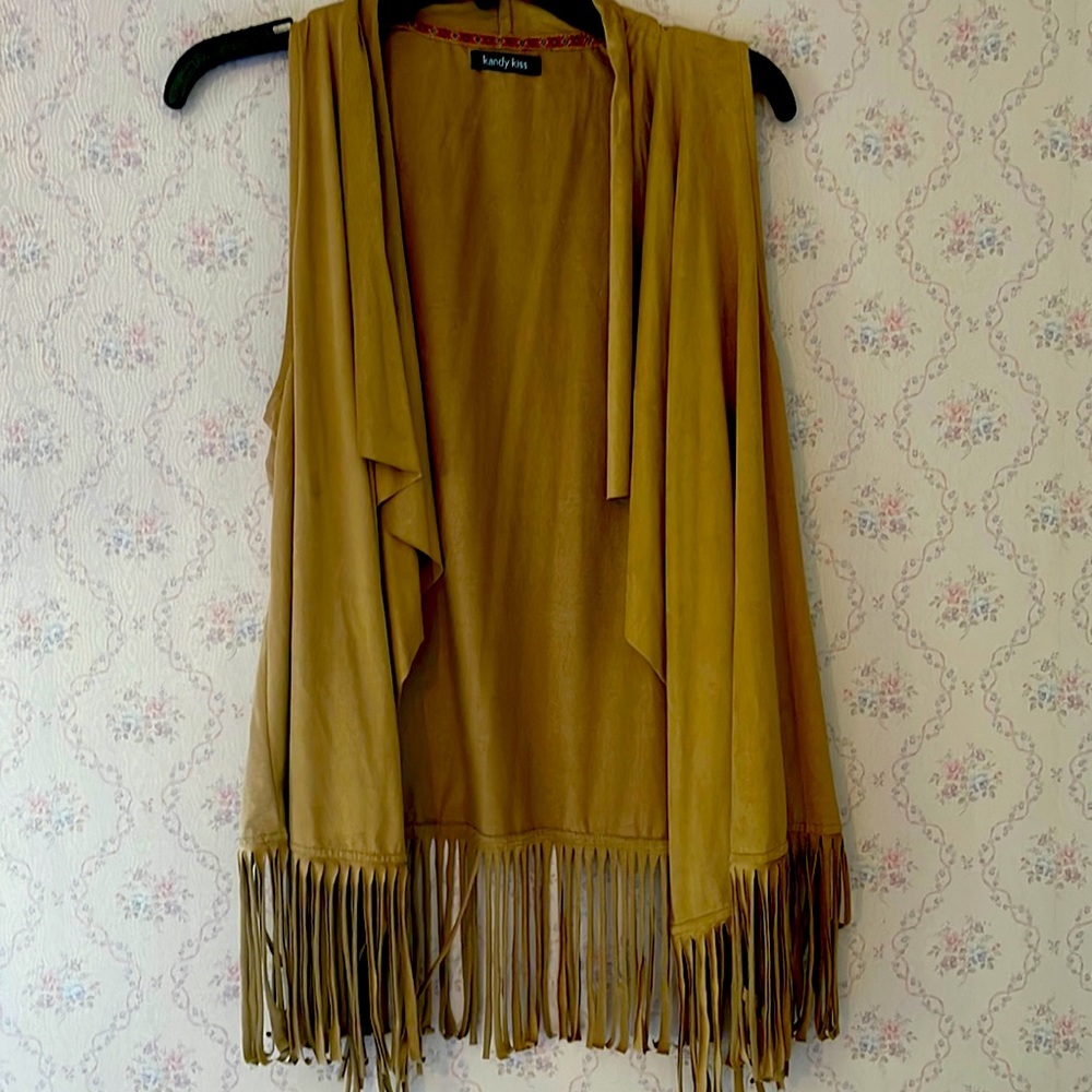 Kandy KISS vest with fringe